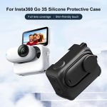 For Insta360 GO 3S PULUZ Camera Charging Box Silicone Cover with Lens Cap & Strap – Bild 2