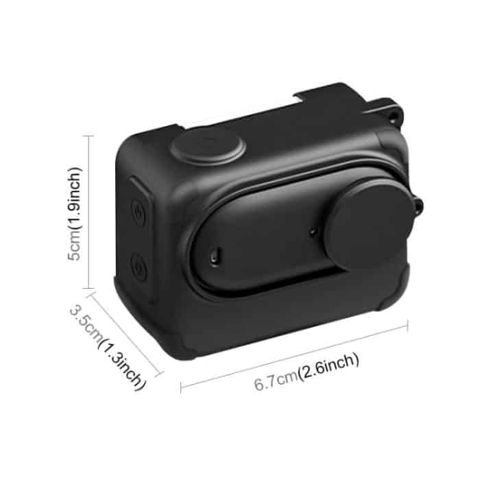 For Insta360 GO 3S PULUZ Camera Charging Box Silicone Cover with Lens Cap & Strap – Bild 3