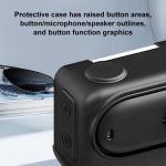 For Insta360 GO 3S PULUZ Camera Charging Box Silicone Cover with Lens Cap & Strap – Bild 6