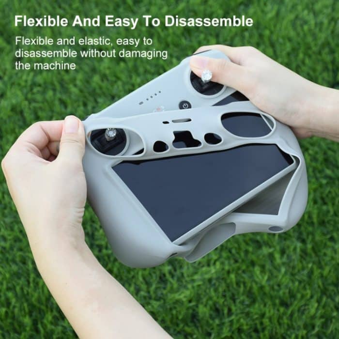 Für DJI Mini 3 Pro / DJI RC mit Bildschirm PULUZ Silikon-Schutzhülle, For DJI Mini 3 Pro / DJI RC with Screen – Bild 5