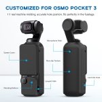 Für DJI OSMO Pocket 3 PULUZ 2 in 1 Silikon-Schutzhülle mit Tragegurt, Silicone Cover(Black), Silicone Cover(Grey), Silicone Cover(Blue) – Bild 3