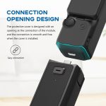 Für DJI OSMO Pocket 3 PULUZ 2 in 1 Silikon-Schutzhülle mit Tragegurt, Silicone Cover(Black), Silicone Cover(Grey), Silicone Cover(Blue) – Bild 6