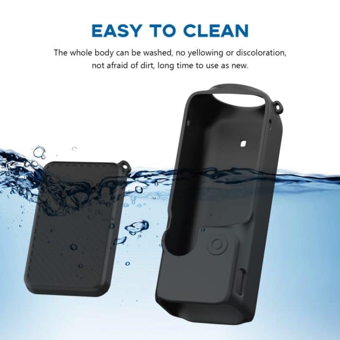 Für DJI OSMO Pocket 3 PULUZ 2 in 1 Silikon-Schutzhülle mit Tragegurt, Silicone Cover(Black), Silicone Cover(Grey), Silicone Cover(Blue) – Bild 7