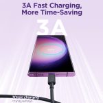 JOYROOM S-AC027A14 Mehrfarbiges USB-auf-USB-C/Typ-C-Schnellladedatenkabel der Serie 3A, Länge: 1,2 m – Bild 2