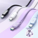 JOYROOM S-AC027A14 Mehrfarbiges USB-auf-USB-C/Typ-C-Schnellladedatenkabel der Serie 3A, Länge: 1,2 m – Bild 3