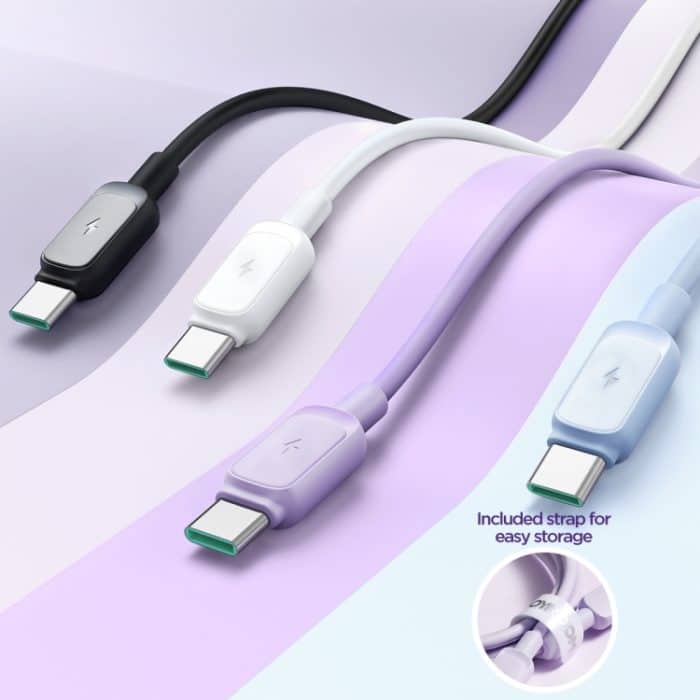 JOYROOM S-AC027A14 Mehrfarbiges USB-auf-USB-C/Typ-C-Schnellladedatenkabel der Serie 3A, Länge: 1,2 m – Bild 3