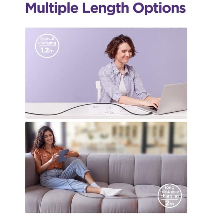 JOYROOM S-AC027A14 Mehrfarbiges USB-auf-USB-C/Typ-C-Schnellladedatenkabel der Serie 3A, Länge: 1,2 m – Bild 8