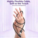 JOYROOM S-AL012A14 Mehrfarbiges 2,4-A-USB-auf-8-Pin-Schnelllade-Datenkabel, Länge: 1,2 m – Bild 4