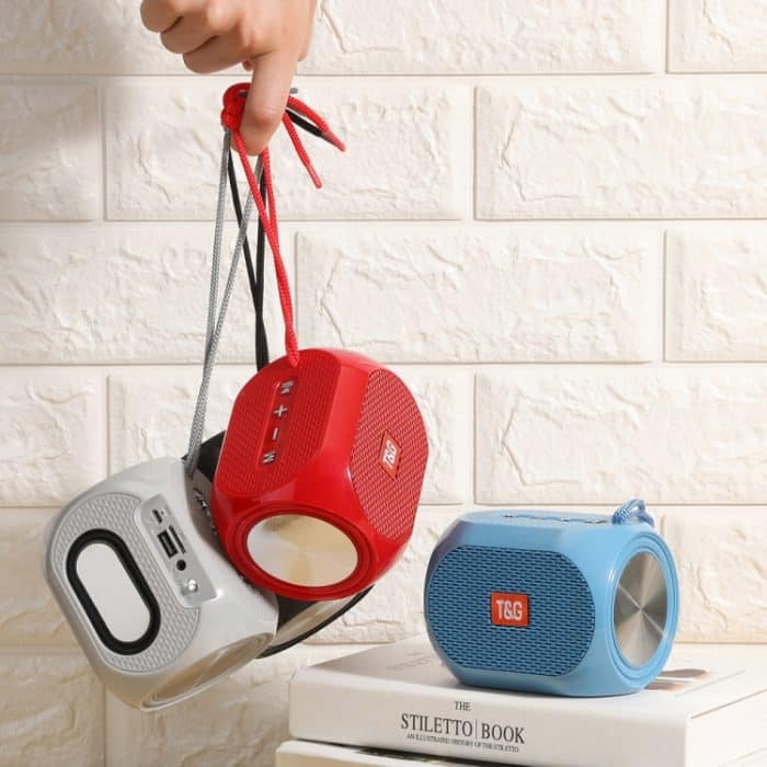 T&G TG196 TWS Subwoofer Bluetooth-Lautsprecher mit geflochtenem Kabel, unterstützt USB/AUX/TF-Karte/FM – Bild 7