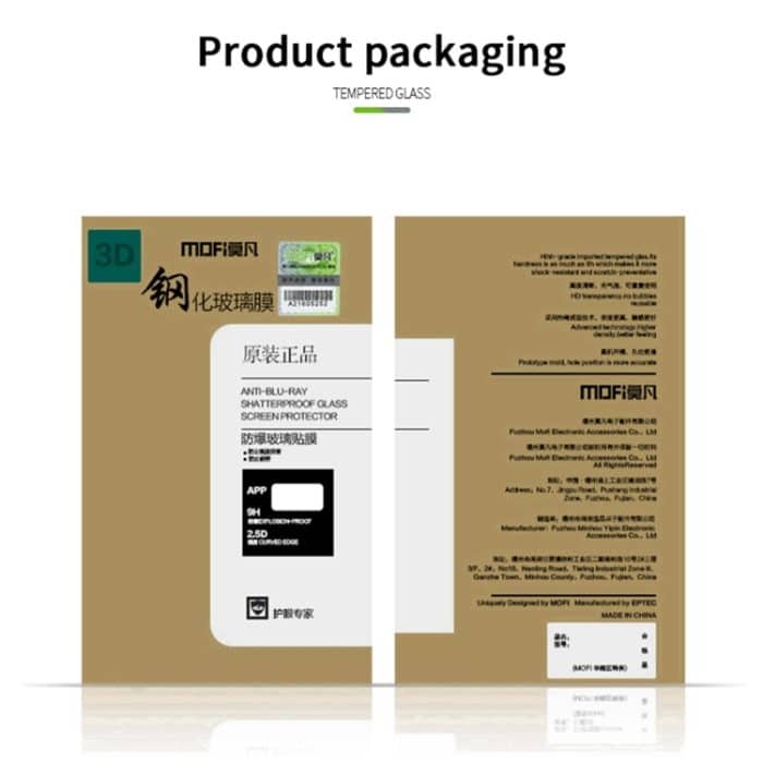 MOFI 9H 3D explosionsgeschützte gebogene gehärtete Glasfolie, For iPhone 13 / 13 Pro, For iPhone 13 Pro Max, For iPhone 13 mini – Bild 7