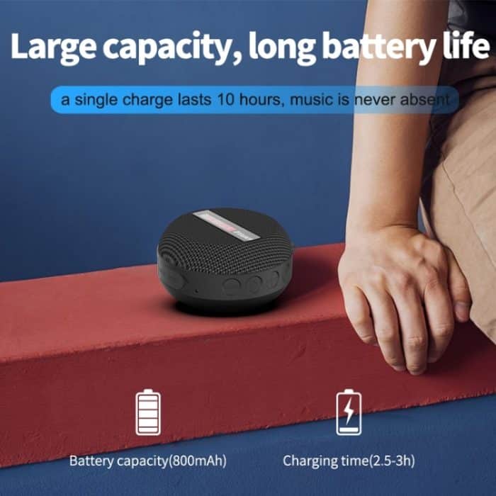 BT368 LED-Digitalanzeige Bluetooth-Lautsprecher für den Außenbereich, tragbar, IPX65 wasserdicht, unterstützt Freisprecheinrichtung / TF-Karte – Bild 6