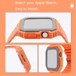 Silikonarmband mit Hülle für die Apple Watch-Serie, 7 41mm / 6&SE&5&4 40mm / 3&2&1 38mm, 7 45mm / 6&SE&5&4 44mm / 3&2&1 42mm – Bild 10