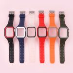 Silikonarmband mit Hülle für die Apple Watch-Serie, 7 41mm / 6&SE&5&4 40mm / 3&2&1 38mm, 7 45mm / 6&SE&5&4 44mm / 3&2&1 42mm – Bild 8