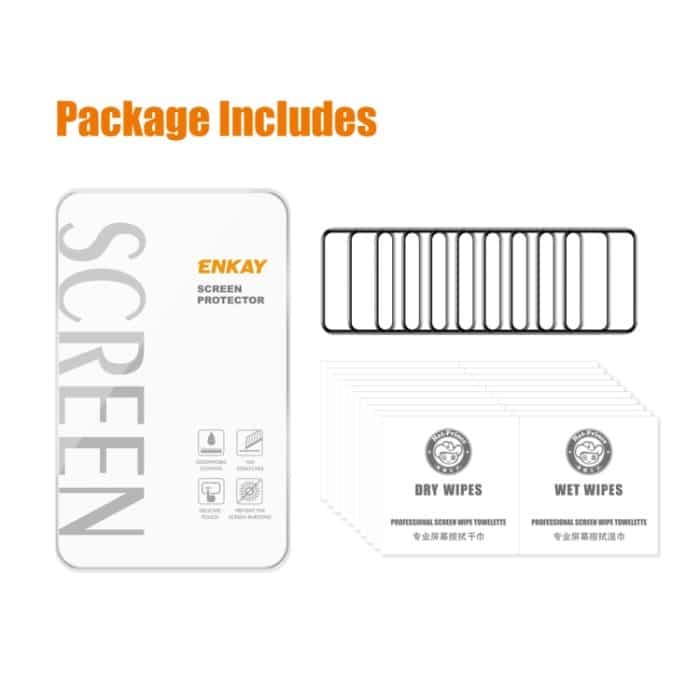 10 Stück ENKAY 3D Full Coverage Soft PC Edge + PMMA HD Displayschutzfolie – Bild 6