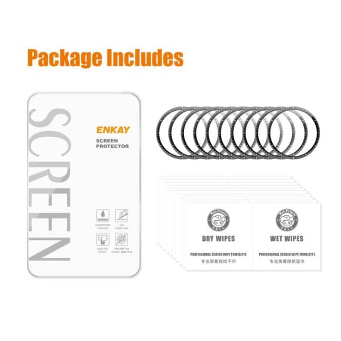 10 Stück ENKAY 3D Full Coverage Soft PC Edge + PMMA HD Displayschutzfolie, For Huawei Watch 5 42mm, For Huawei Watch 5 46mm, For Huawei Watch Fit 4 Pro, For Huawei Watch Fit 4, For Huawei Watch GT 5 Pro 46mm, For Huawei Watch GT 5 Pro 42mm... – Bild 8