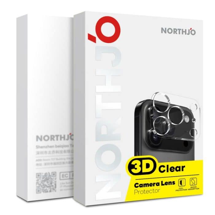 NORTHJO Kameraobjektivschutz 3D HD Hartglasfolie, For iPhone 16e, For iPhone 16 Pro / 16 Pro Max, For iPhone 16 / 16 Plus, For iPhone 15 Pro / 15 Pro Max, For iPhone 15 / 15 Plus, For iPhone 14 / 14 Plus, For iPhone 14 Pro / 14 Pro Max – Bild 4