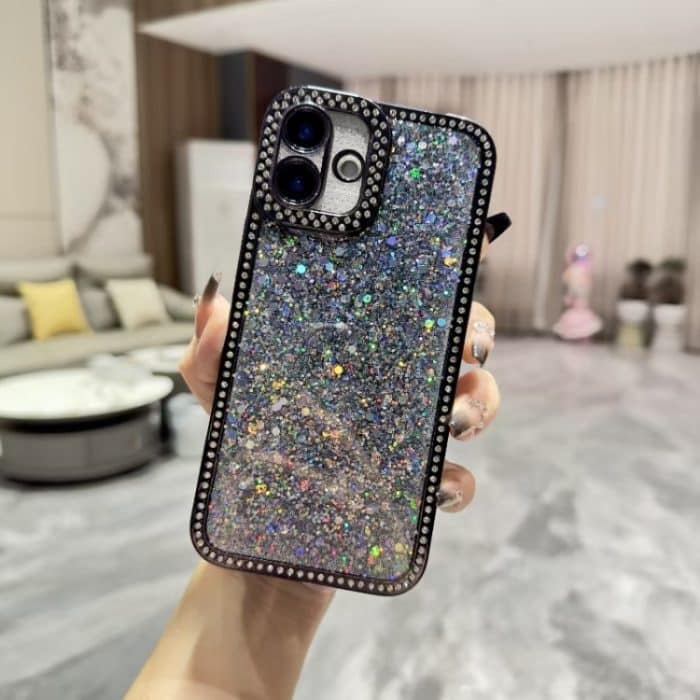 SYA002684112A-3.jpg TPU-Telefonhülle mit Diamant-Glitzer-Pailletten, For iPhone 14 Plus, For iPhone 14, For iPhone 14 Pro, For iPhone 14 Pro Max – Bild 1