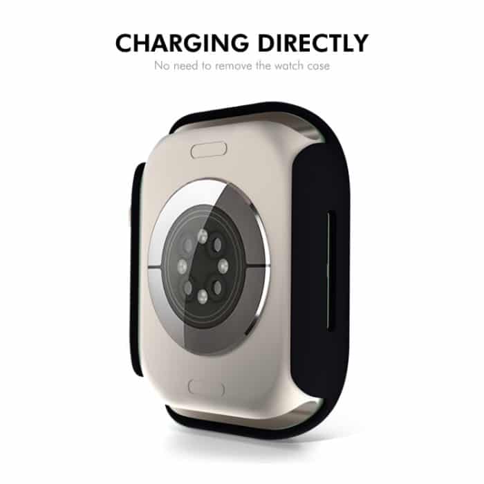 ENKAY Hat-Prince PC-Uhrengehäuse mit integrierter Hartglasfolie, For Apple Watch Series 10 46mm, For Apple Watch Series 10 42mm – Bild 3