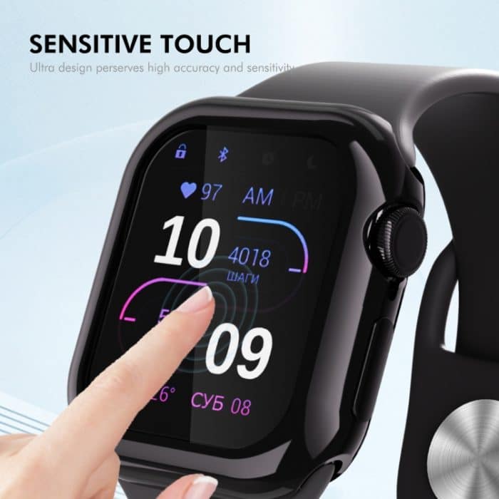 ENKAY Hat-Prince Galvanisiertes weiches TPU-Gehäuse mit Displayschutzfolie, For Apple Watch Series 10 46mm, For Apple Watch Series 10 42mm – Bild 3