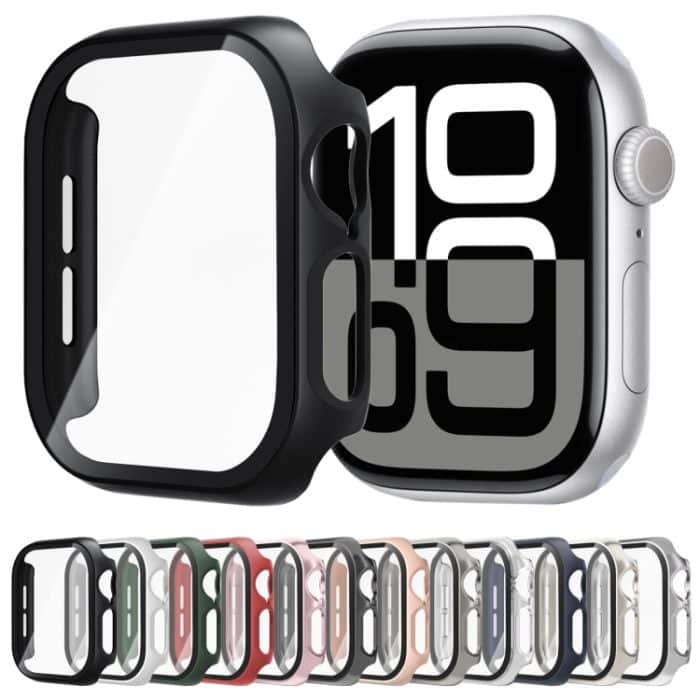 PC-Uhrengehäuse mit integrierter Hartglasfolie, For Apple Watch Series 10 46mm, For Apple Watch Series 10 42mm – Bild 2