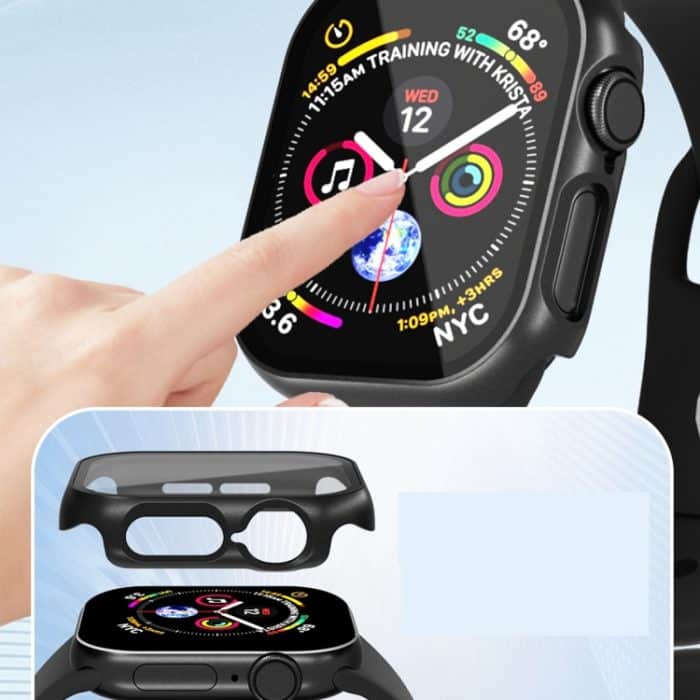 PC-Uhrengehäuse mit integrierter Hartglasfolie, For Apple Watch Series 10 46mm, For Apple Watch Series 10 42mm – Bild 5