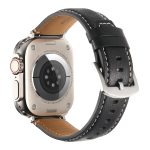 Genähtes Uhrenarmband aus echtem Leder, For Apple Watch 46mm / 49mm / 45mm / 44mm, For Apple Watch 42mm / 41mm / 40mm / 38mm – Bild 7