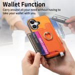 Retro Magsafe Cross Leder Ringhalter Kartentasche Handyhülle, For iPhone 13 Pro Max, For iPhone 13 Pro, For iPhone 13 – Bild 5