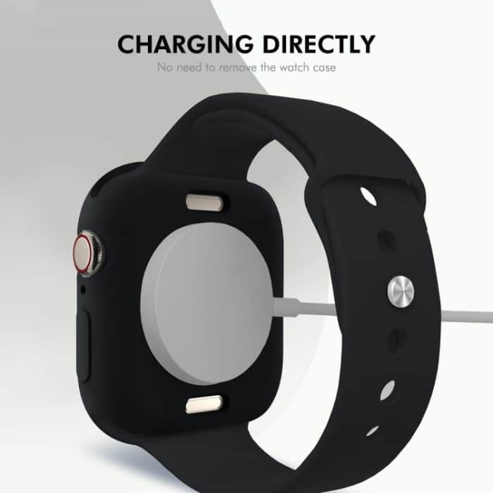 ENKAY Hat-Prince 2-in-1-Uhrengehäuse aus TPU in Bonbonfarbe mit vollflächiger PMMA-Weichfolie, For Apple Watch Series 10 46mm, For Apple Watch Series 10 42mm – Bild 2