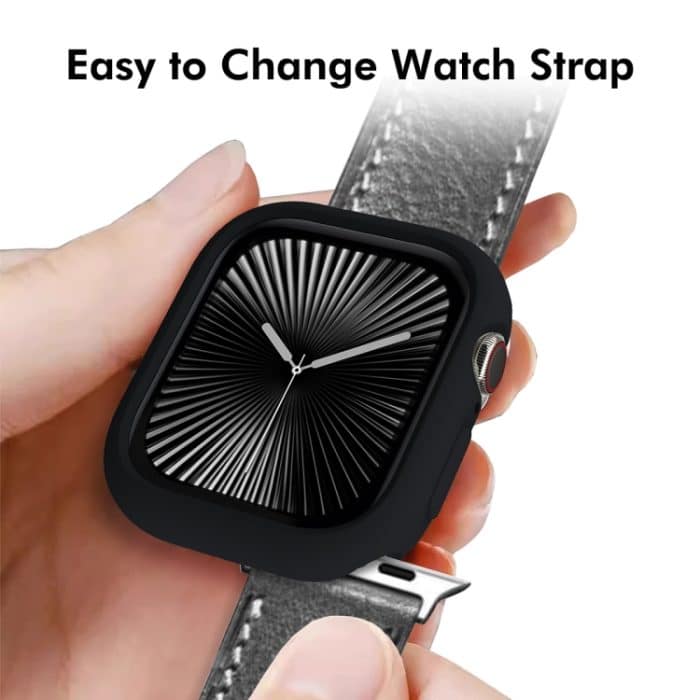 ENKAY Hat-Prince 2-in-1-Uhrengehäuse aus TPU in Bonbonfarbe mit vollflächiger PMMA-Weichfolie, For Apple Watch Series 10 46mm, For Apple Watch Series 10 42mm – Bild 5