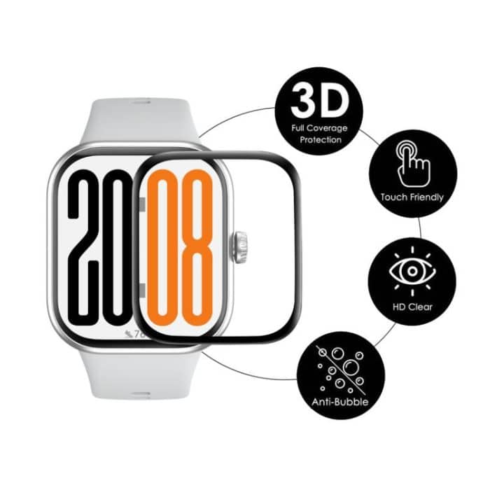 2 Stück ENKAY 3D Volle Abdeckung Soft PC Edge PMMA HD Bildschirmfolie, For Honor Band 10, For Honor Watch 5 – Bild 2