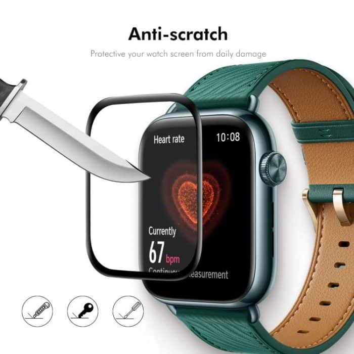 2 Stück ENKAY 3D Volle Abdeckung Soft PC Edge PMMA HD Bildschirmfolie, For Honor Band 10, For Honor Watch 5 – Bild 6