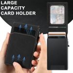 Suteni H19 Litchi Grain 2-in-1 MagSafe Abnehmbare Kartenbox Rückseite Handyhülle – Bild 5