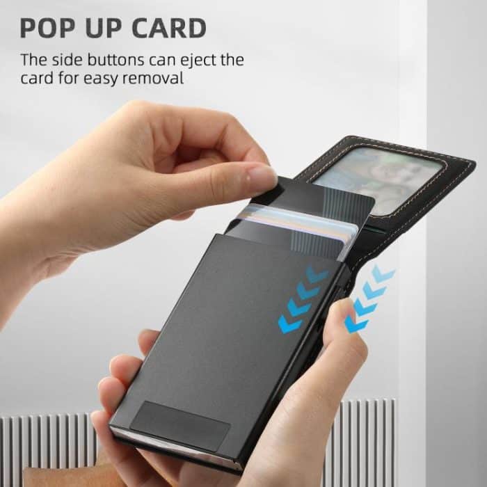 Suteni H19 Litchi Grain 2-in-1 MagSafe Abnehmbare Kartenbox Rückseite Handyhülle, For iPhone 16e, For iPhone 16 Pro Max, For iPhone 16 Pro, For iPhone 16 Plus, For iPhone 16, For iPhone 15 Pro Max, For iPhone 15 Pro, For iPhone 15 Plus, For iPhone 15... – Bild 4