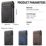 Suteni Denim Texture Key Press Automatisch Pop-Up-Kartenbox – Bild 4