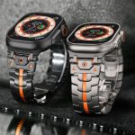 Uhrenarmband aus Metall mit Iron Man-Schmetterlingsschnalle aus Edelstahl, For Apple Watch 46mm / 49mm / 45mm / 44mm, For Apple Watch 42mm / 41mm / 40mm / 38mm – Bild 3