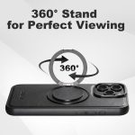 Suteni G3 Oil Wax 360 Rotationshalter MagSafe Rückseite Handyhülle, For iPhone 12 Pro Max, For iPhone 12 Pro – Bild 4