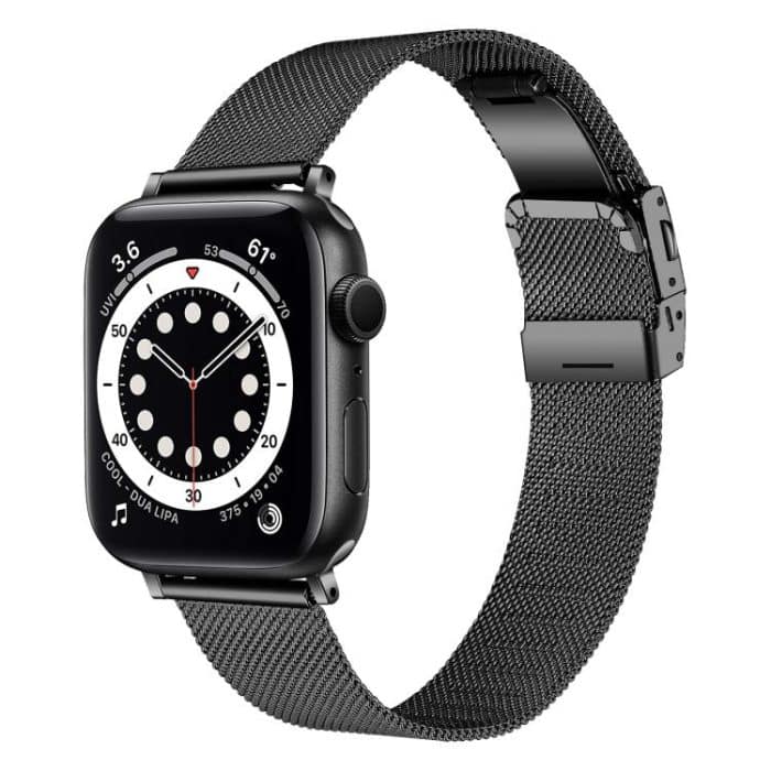 Hyphose-Schnalle, Milanaise-Uhrenarmband aus Metall, For Apple Watch 46mm / 49mm / 45mm / 44mm, For Apple Watch 42mm / 41mm / 40mm / 38mm – Bild 1