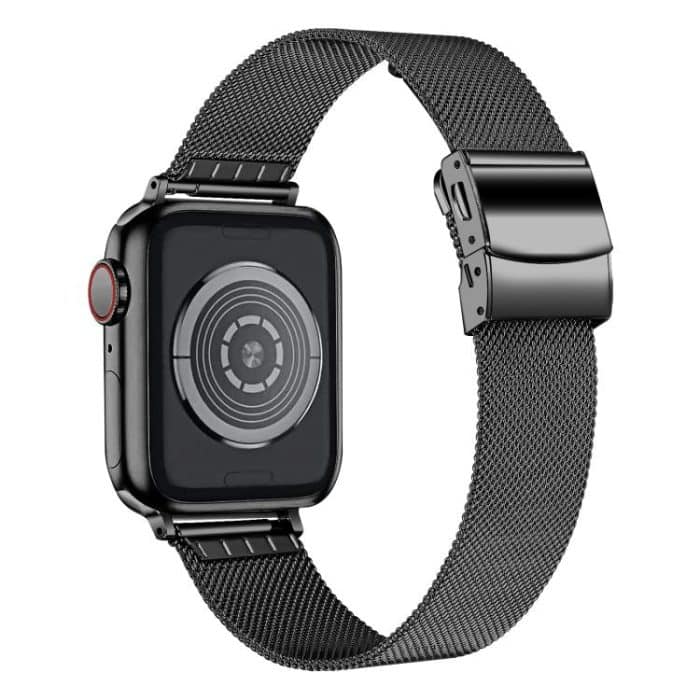 Hyphose-Schnalle, Milanaise-Uhrenarmband aus Metall, For Apple Watch 46mm / 49mm / 45mm / 44mm, For Apple Watch 42mm / 41mm / 40mm / 38mm – Bild 5