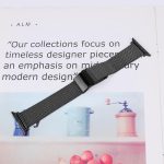 Hyphose-Schnalle, Milanaise-Uhrenarmband aus Metall, For Apple Watch 46mm / 49mm / 45mm / 44mm, For Apple Watch 42mm / 41mm / 40mm / 38mm – Bild 3