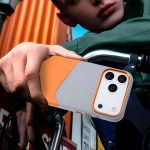 Kalebol Cloth Textue Stitching Card Slot Magnetic Phone Case, For iPhone 12 Pro – Bild 7