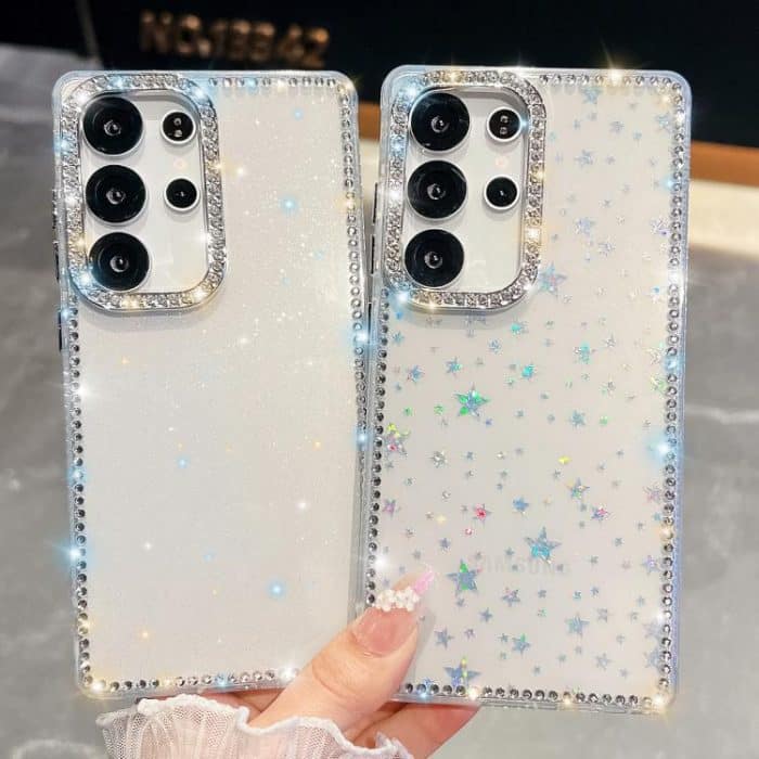 SYA0029296_B1-7.jpg Rhinestone Glitter TPU 4-corners Anti-fall Phone Case – Bild 2