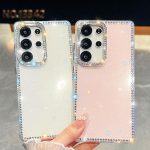 Rhinestone Glitter TPU 4-corners Anti-fall Phone Case – Bild 3
