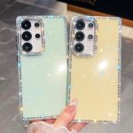 Rhinestone Glitter TPU 4-corners Anti-fall Phone Case – Bild 4