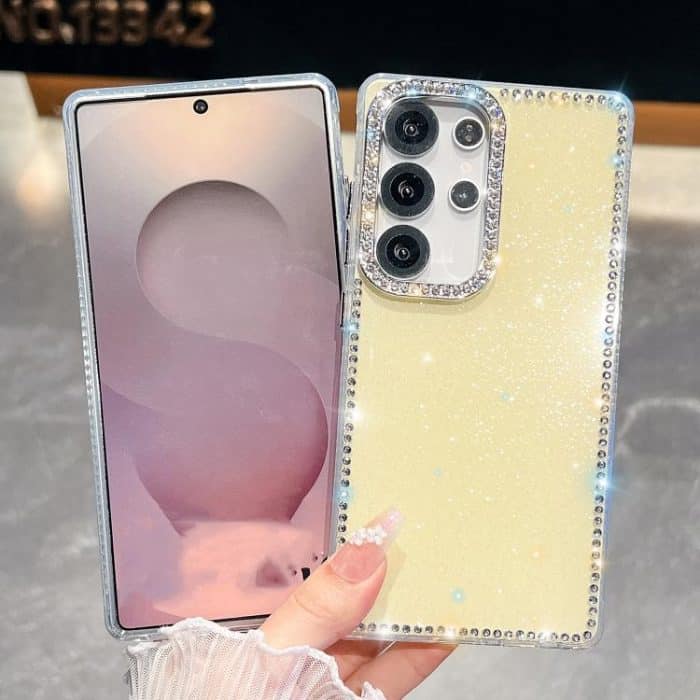 Rhinestone Glitter TPU 4-corners Anti-fall Phone Case – Bild 5