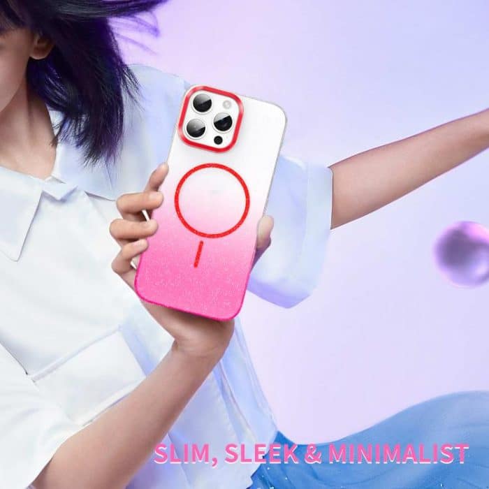 Gold Diamond Glitter Gradient MagSafe Shockproof Phone Case, For iPhone 16, For iPhone 15 Pro Max, For iPhone 15 Pro, For iPhone 15 Plus – Bild 3