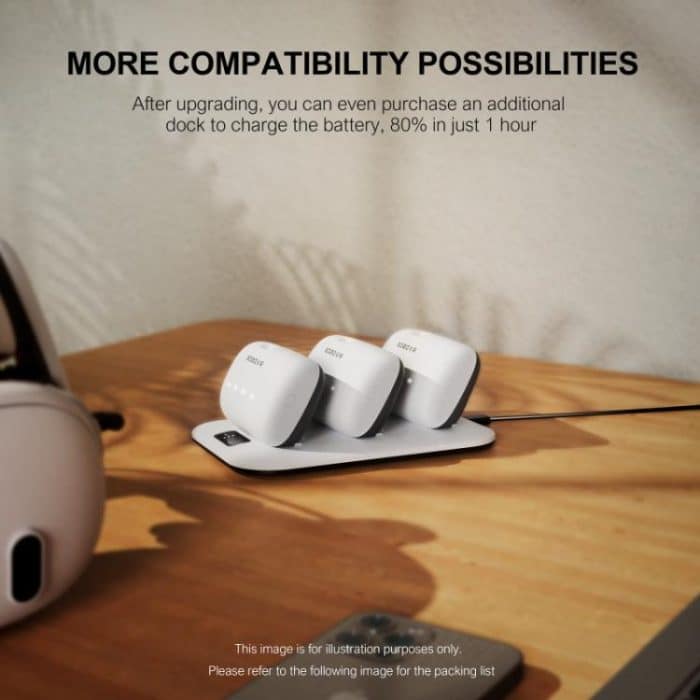 BOBOVR B100U Für BOBOVR M1 / ​​M2 / M3 Ersatz Batterie VR Kopfband Zubehör – Bild 5