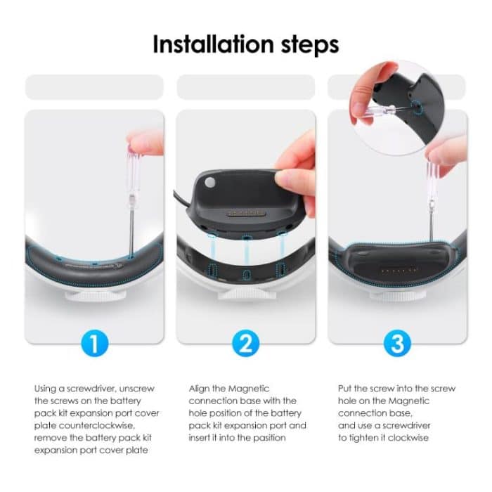 BOBOVR B100U Für BOBOVR M1 / ​​M2 / M3 Ersatz Batterie VR Kopfband Zubehör – Bild 8