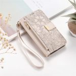 Flowers Leaves Zipper Wallet Leather Phone Case with Strap, For iPhone 15 Pro Max, For iPhone 15 Pro, For iPhone 15 Plus, For iPhone 15 – Bild 7