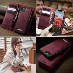 CaseMe C49 MagSafe RFID Blocking Detachable Wallet Leather Phone Case, For iPhone 14, For iPhone 14 Pro, For iPhone 14 Pro Max, For iPhone 13 Pro Max – Bild 12