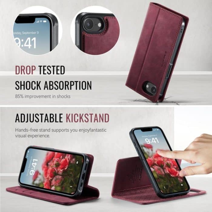 CaseMe C49 MagSafe RFID Blocking Detachable Wallet Leather Phone Case, For iPhone 14, For iPhone 14 Pro, For iPhone 14 Pro Max, For iPhone 13 Pro Max – Bild 5